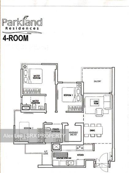 Blk 475A Parkland Residences (Hougang), HDB 4 Rooms #204660441